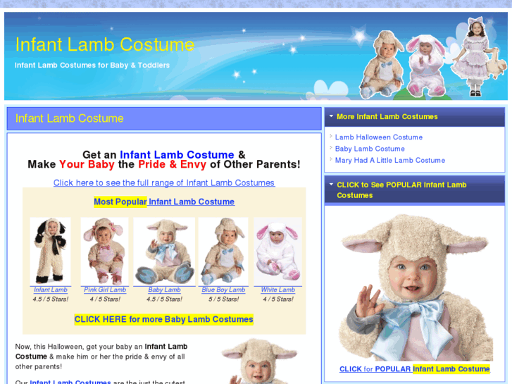 www.infantlambcostume.net