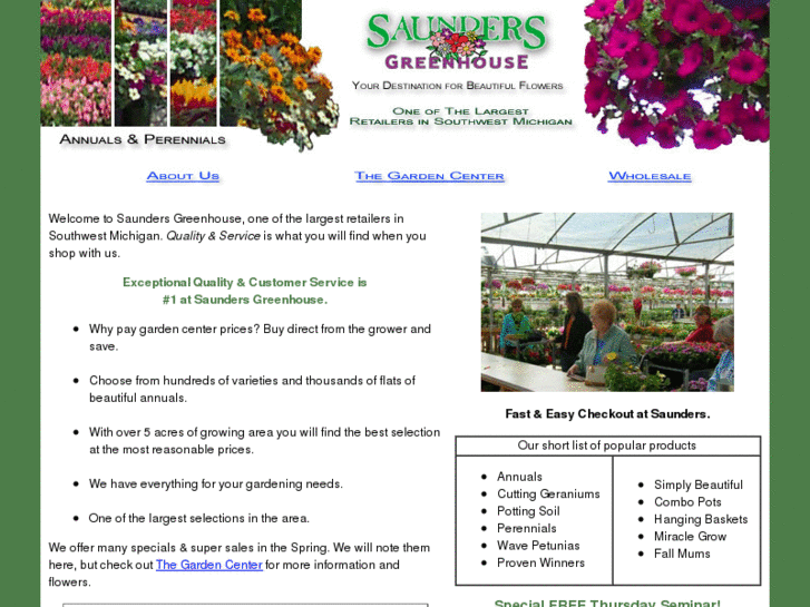 www.saunders-greenhouse.com