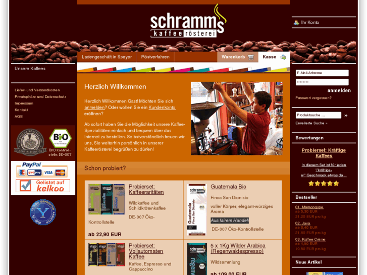 www.schramms-kaffee.com