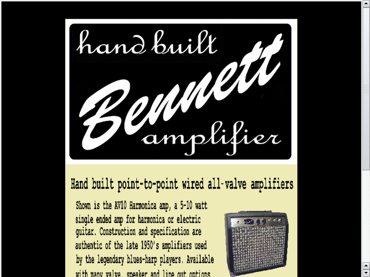 www.bennettamplifiers.com