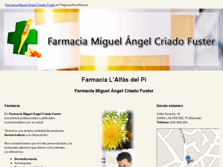 www.farmaciamiguelangelcriado.com