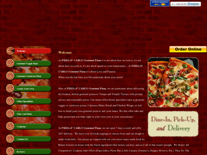 www.pizzadcarlo.com