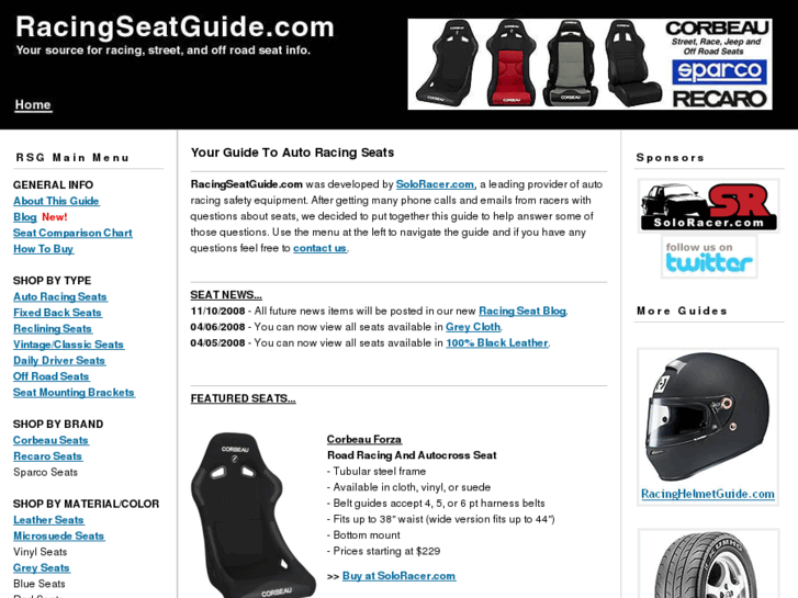 www.racingseatguide.com