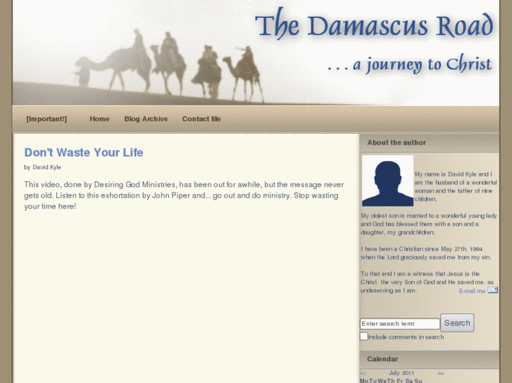 www.thedamascusroad.com