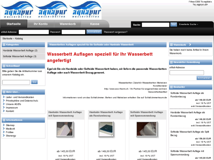 www.wasserbett-auflagen.de