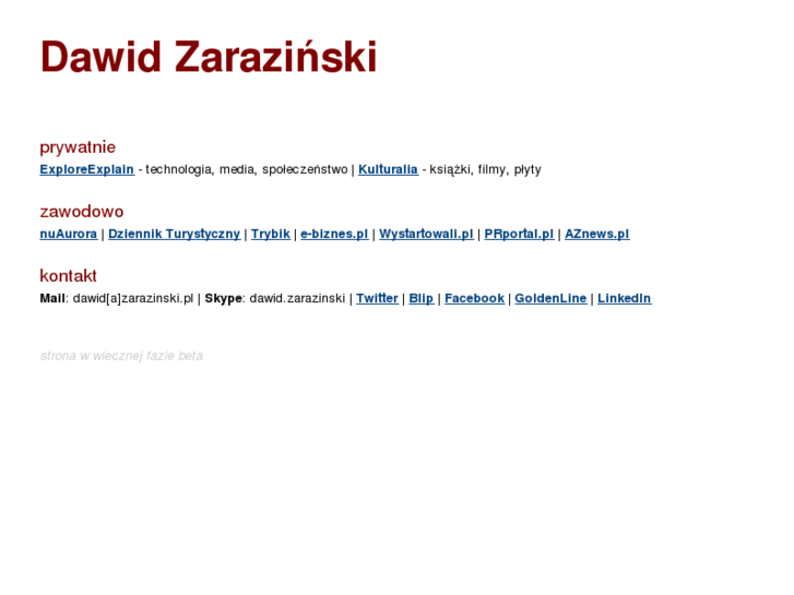 www.zarazinski.pl