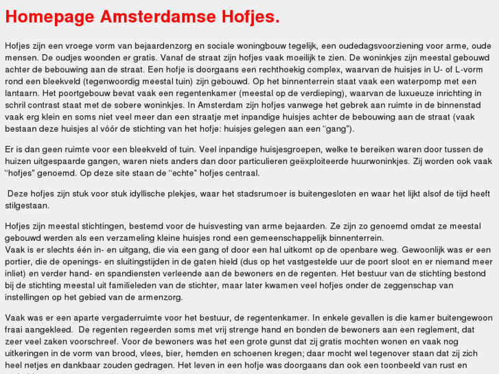 www.amsterdamsehofjes.nl