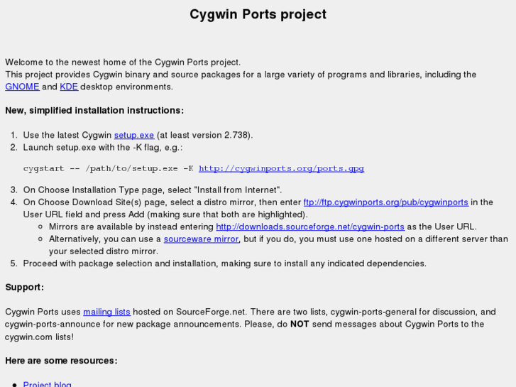 www.cygwinports.com