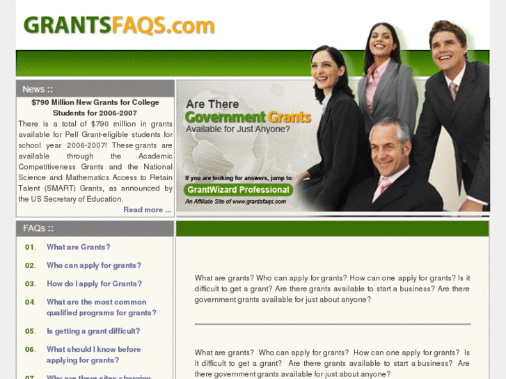 www.grantsfaqs.com