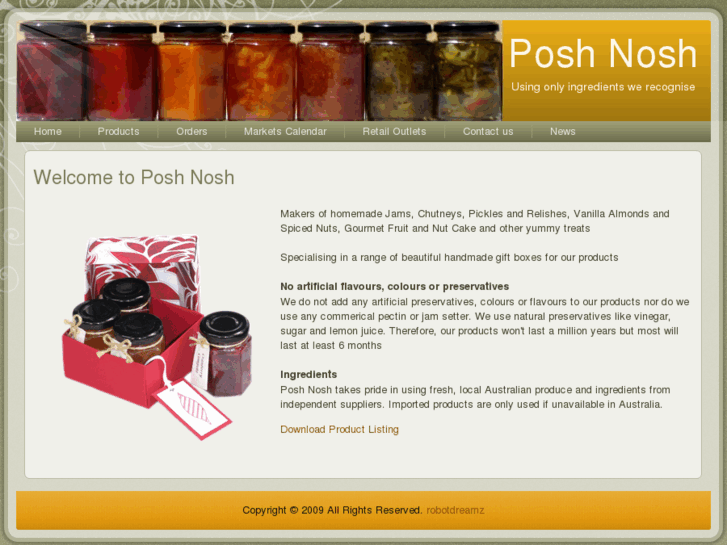 www.posh-nosh.com.au