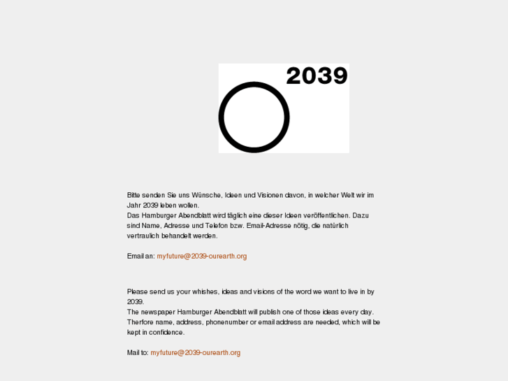 www.2039ourearth.org