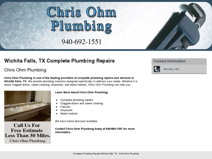 www.chrisohmplumbing.com