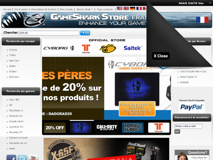 www.gamesharkstore.fr