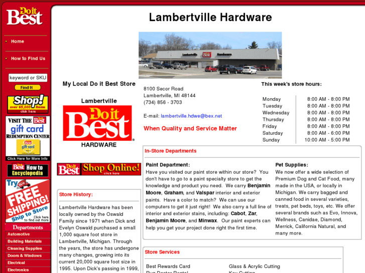 www.lambertvillehardware.com