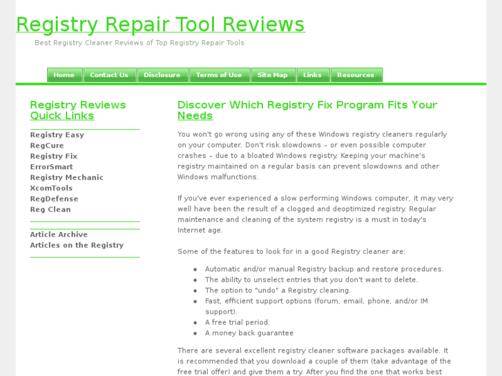 www.registryrepairtoolreviews.net