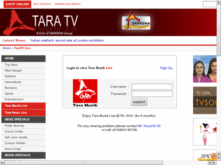 www.taratvlive.com