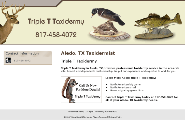 www.triplettaxidermy.com