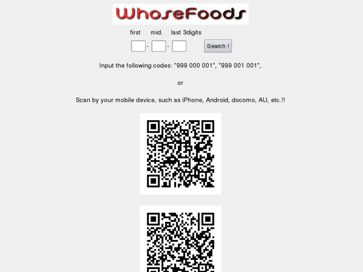 www.whosefoods.info