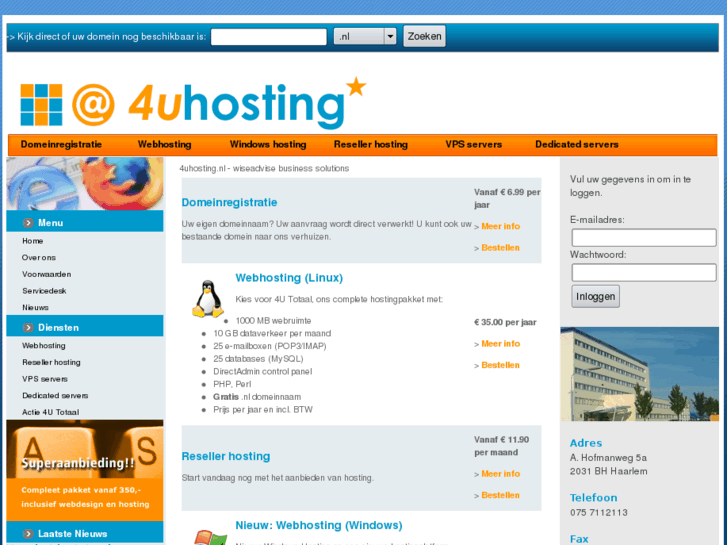 www.1mhosting.nl