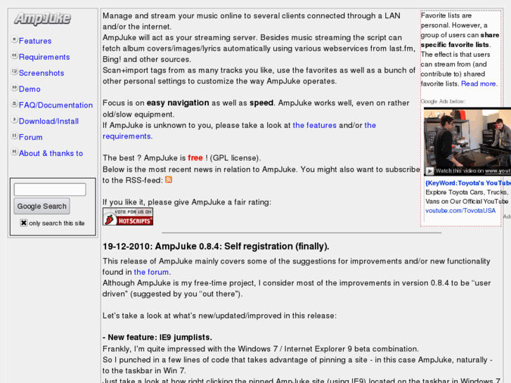 www.ampjuke.org