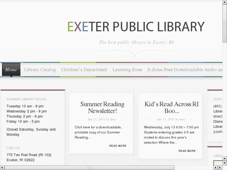 www.exeterpubliclibrary.org