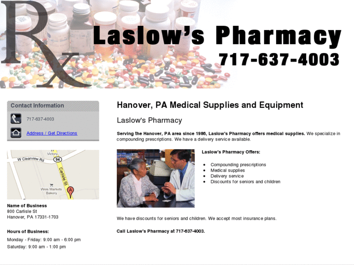 www.laslowspharmacy.com