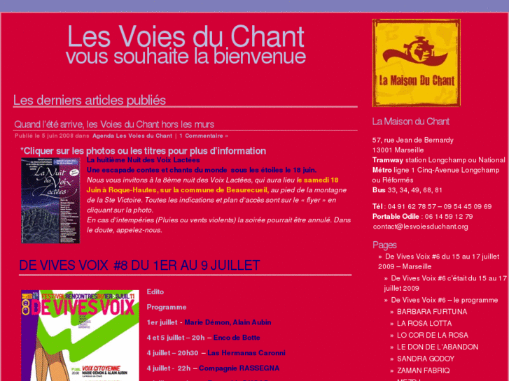 www.lesvoiesduchant.org