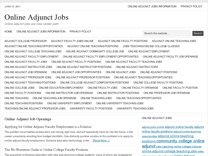 www.onlineadjunctjobs.com