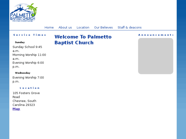 www.palmettobaptistchurch.org