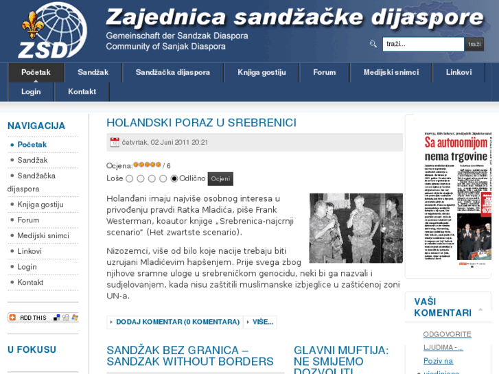 www.sandzakinfo.com