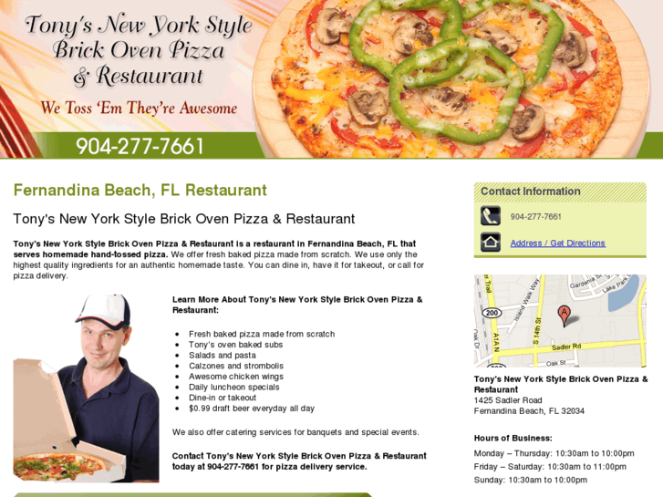 www.tonysnewyorkpizza.net