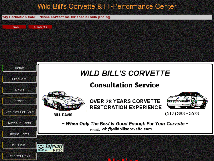 www.wildbillscorvette.com