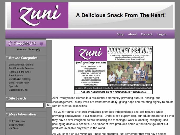 www.zunipeanuts.org