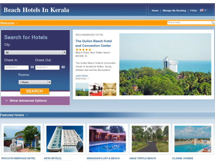 www.beachhotelsinkerala.com