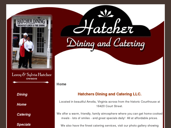 www.hatcherdiningandcatering.com