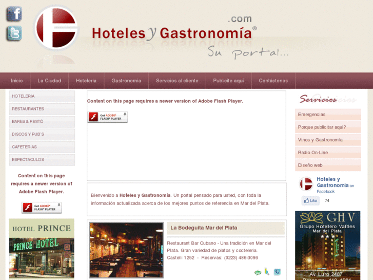 www.hotelesygastronomia.com