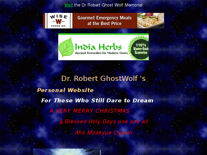 www.robertghostwolf.com