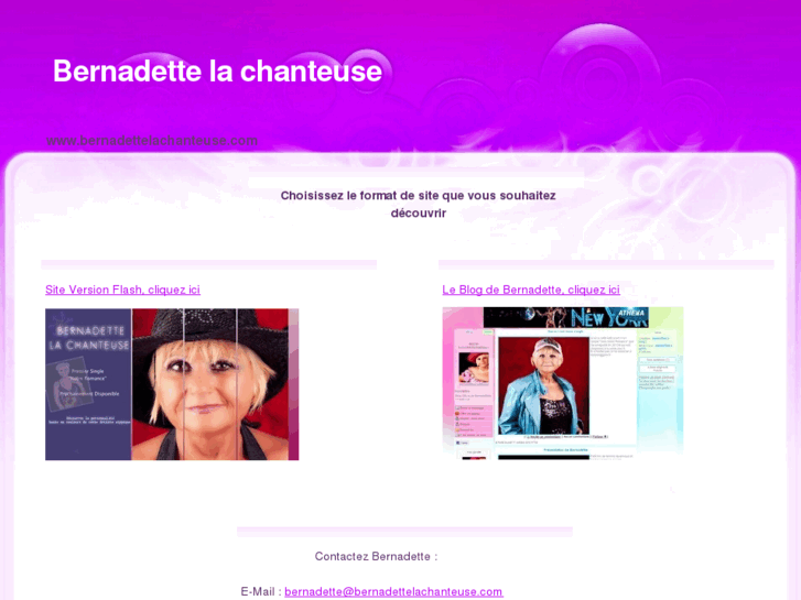 www.bernadettelachanteuse.com