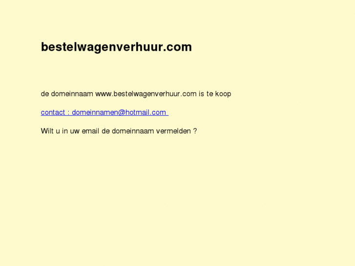 www.bestelwagenverhuur.com