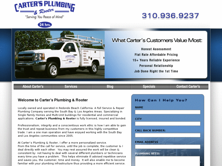 www.cartersplumbingredondobeach.com