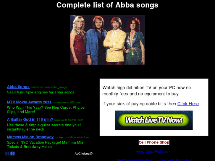 www.complete-list-of-abba-songs.com