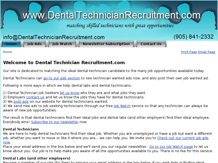 www.dentaltechnicianrecruitment.com