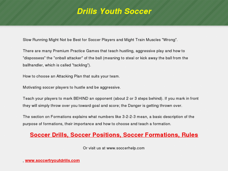 www.drillsyouthsoccer.com