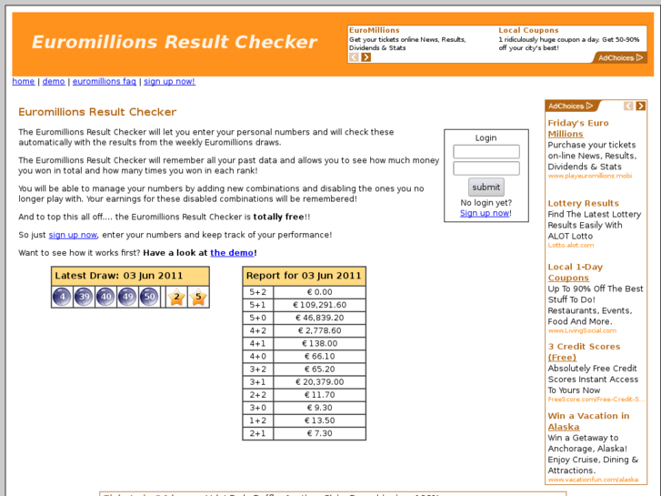 www.euromillionsresultchecker.com