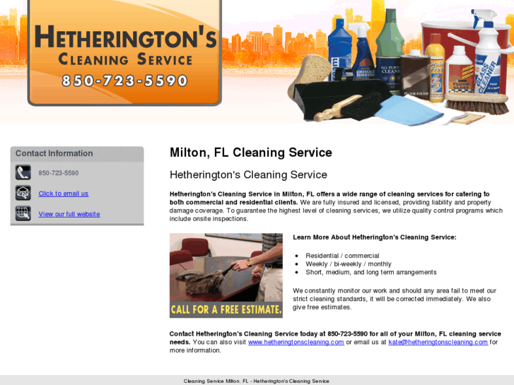 www.hetheringtonscleaning.net