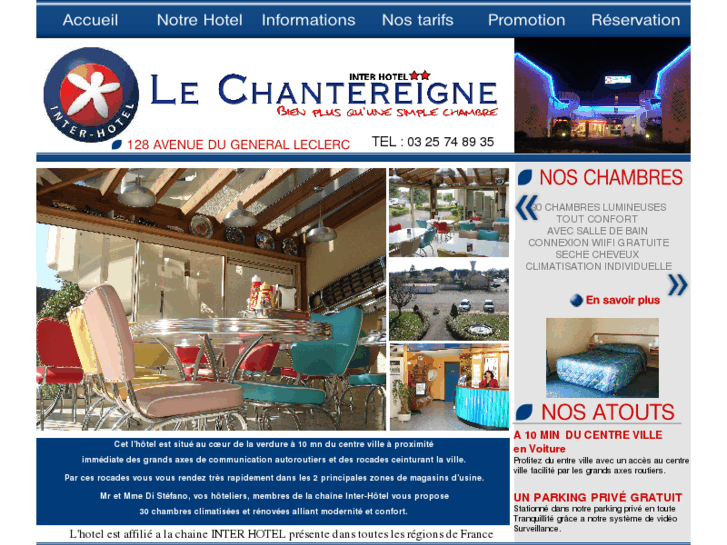 www.interhotel-chantereigne.com