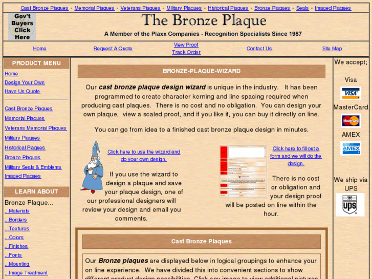 www.bronze-plaque-wizard.com