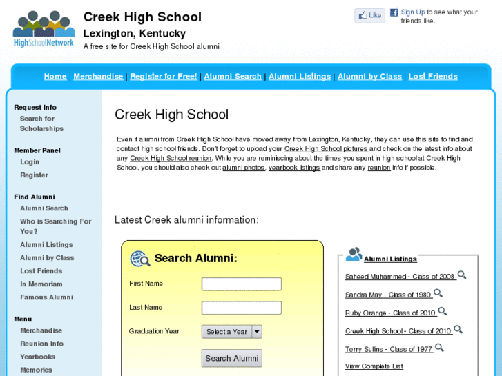 www.creekhighschool.com