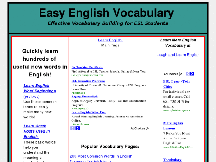 www.easyenglishvocabulary.com