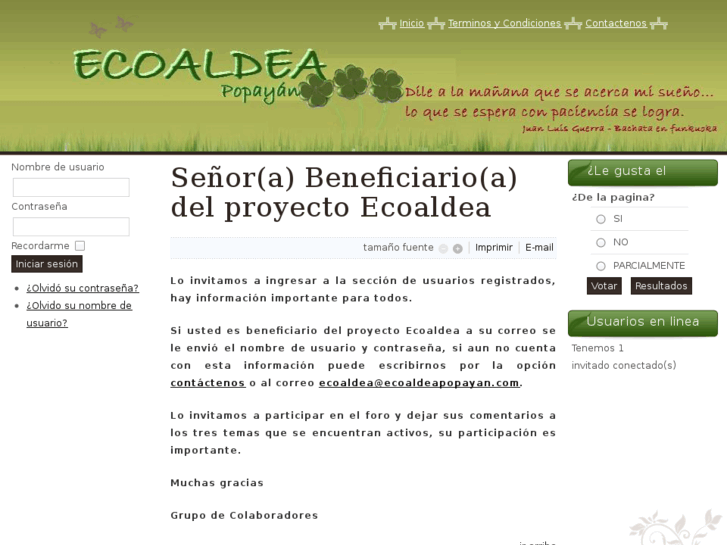 www.ecoaldeapopayan.com